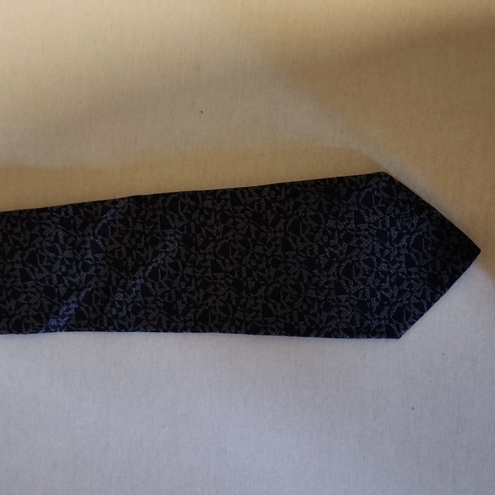 Givenchy Abstract Pattern Neck Tie - image 1